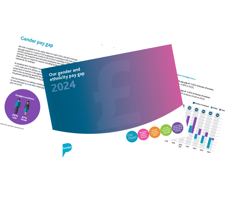 Gender pay gap report 2024 - Paradigm Housing